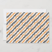 リトルカボチャ1ハロウィーン1歳の誕生日 サンキューカード (裏面)