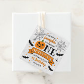 リトルカボチャ1ハロウィーン1歳の誕生日 フェイバータグ (インサイチュ)