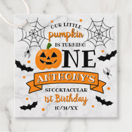 リトルカボチャ1ハロウィーン1歳の誕生日 フェイバータグ