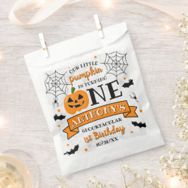 リトルカボチャ1ハロウィーン1歳の誕生日 フェイバーバッグ