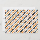 リトルカボチャ1ハロウィーン1歳の誕生日 招待状 (裏面)