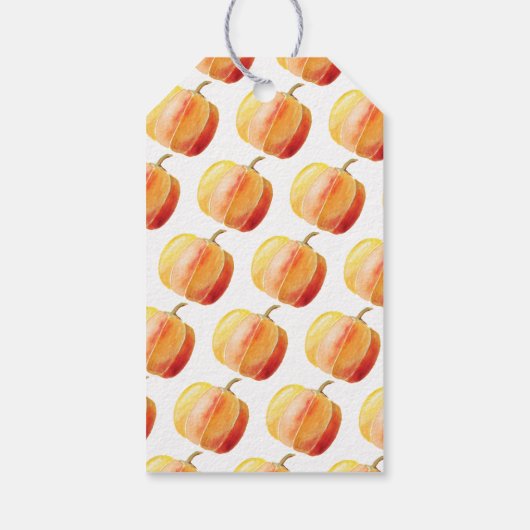 リトルカボチャ1歳の誕生日ありがとう ギフトタグ (裏面)