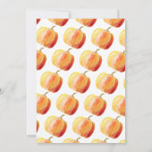 リトルカボチャ1歳の誕生日 サンキューカード (裏面)