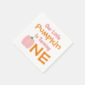 リトルカボチャ1歳の誕生日 スタンダードカクテルナプキン (角)