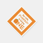 リトルカボチャ1歳の誕生日 スタンダードカクテルナプキン (角)