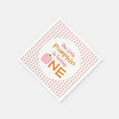 リトルカボチャ1歳の誕生日 スタンダードカクテルナプキン (角)