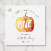 リトルカボチャ1歳の誕生日 フェイバータグ (正面)