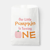 リトルカボチャ1歳の誕生日 フェイバーバッグ (正面)