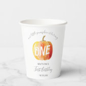 リトルカボチャ1歳の誕生日 紙コップ (裏面)