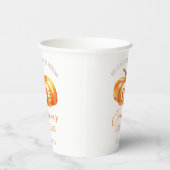 リトルカボチャ1秋の最初の誕生日 紙コップ (右)