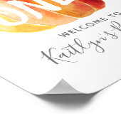 リトルカボチャ1stバースデーウェルカムサイン ポスター (角)