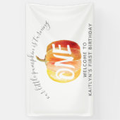 リトルカボチャ1st誕生日へようこそ 横断幕 (縦)