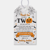 リトルカボチャ2ハロウィーン2回目の誕生日 ギフトタグ (正面)