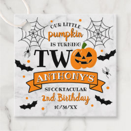 リトルカボチャ2ハロウィーン2回目の誕生日 フェイバータグ