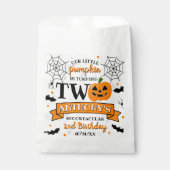 リトルカボチャ2ハロウィーン2回目の誕生日 フェイバーバッグ (正面)