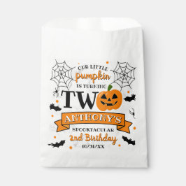 リトルカボチャ2ハロウィーン2回目の誕生日 フェイバーバッグ