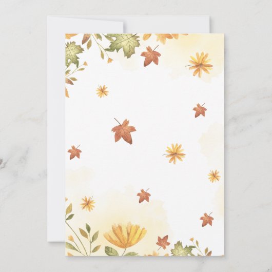 リトルカボチャ2nd誕生日パーティの招待状 招待状 (裏面)