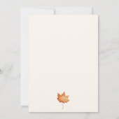 リトルカボチャ2nd誕生日秋 招待状 (裏面)