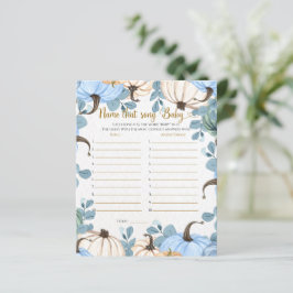 リトルカボチャ – その曲の赤ちゃんシャワーゲームの名前