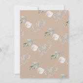 リトルカボチャ |秋のベビーシャワー 招待状 (裏面)