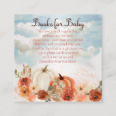 リトルカボチャ |秋の女の子の本 エンクロージャーカード (正面)