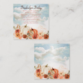 リトルカボチャ |秋の女の子の本 エンクロージャーカード