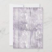 リトルカボチャ |紫フローラ赤ちゃんシャワー 招待状 (裏面)