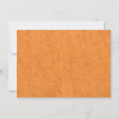 リトルカボチャ |誕生日パーティーの最初の写真 招待状 (裏面)