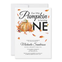 リトルカボプキンターニングワンオータム秋誕生日