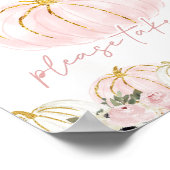 リトルカボプキンファースト誕生日ウィズサイン ポスター (角)