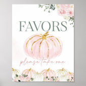 リトルカボプキンファースト誕生日ウィズサイン ポスター (正面)