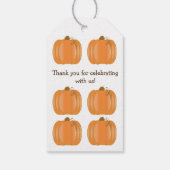 リトルカボプキンファースト誕生日ギフトラベル ギフトタグ (裏面)