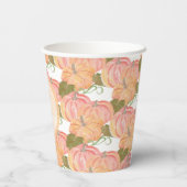 リトルカボンプキンオンザウェイベビーシャワー名前をカスタムする 紙コップ (裏面)