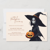 リトルカボンプキンオンザウェイベビーシャワー招待状 招待状 (正面)