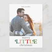 リトルカラフルクリスマスと結婚する シーズンポストカード (正面)