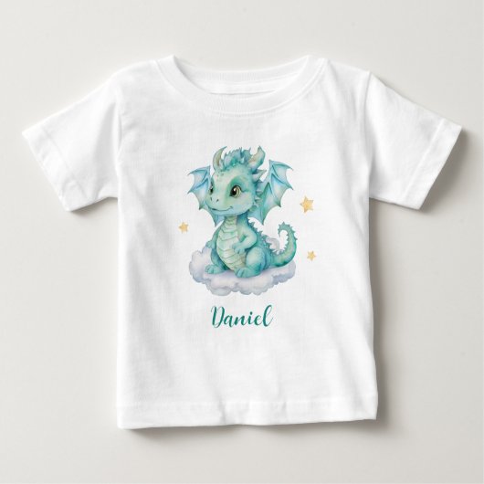 リトルカワイドラゴンベビーTシャツ ベビーTシャツ (正面)