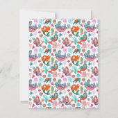 リトルカワイリトルメルメイド誕生日招待状 シーズンカード (裏面)