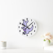 リトルカンガルー ラウンド壁時計 (ホーム)