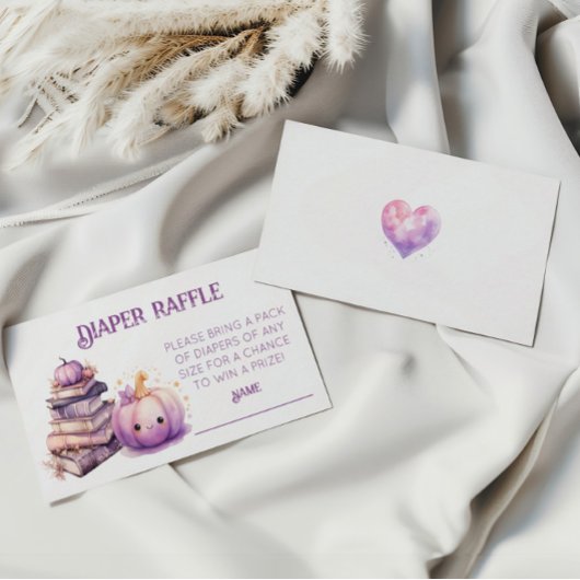 リトルカンプキンおむつラッフルチケット エンクロージャーカード