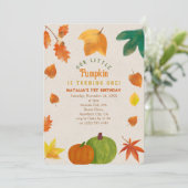 リトルカンプキンの最初の誕生日招待状 招待状 (スタンド正面)
