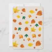 リトルカンプキンの最初の誕生日招待状 招待状 (裏面)