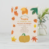 リトルカンプキンの最初の誕生日招待状 招待状 (スタンド正面)