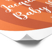 リトルカンプキンオンウェイ秋ベビーシャワーへようこそ ポスター (角)