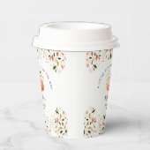 リトルカンプキンオンザウェイ秋フローラベビーシャワー 紙コップ (右)