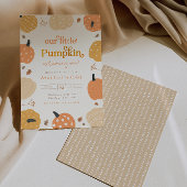 リトルカンプキンオータムファースト誕生日 招待状