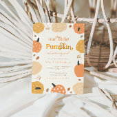 リトルカンプキンオータムファースト誕生日 招待状