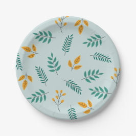 リトルカンプキンオータム秋誕生日 ペーパープレート