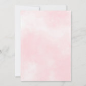 リトルカンプキンカップルガールベビーシャワー招待状 招待状 (裏面)