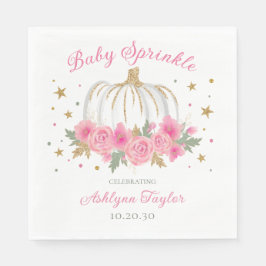 リトルカンプキンガールベビー散水器 スタンダードランチョンナプキン