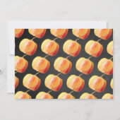 リトルカンプキンチョークボード1stバースデーフォト 招待状 (裏面)